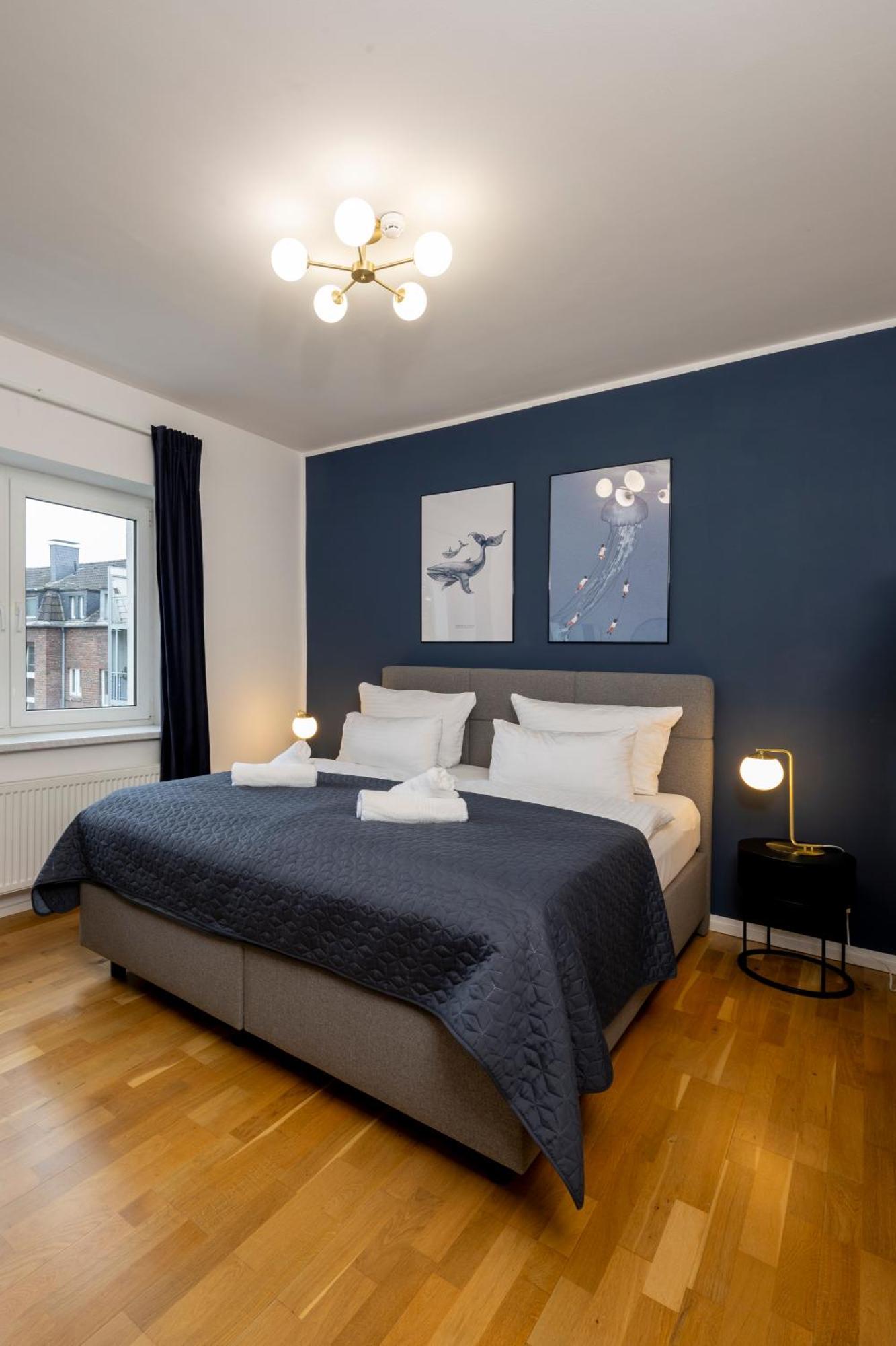 Olive Apartments - 2X Kingsize Betten - Sehr Zentral 勒沃库森 外观 照片